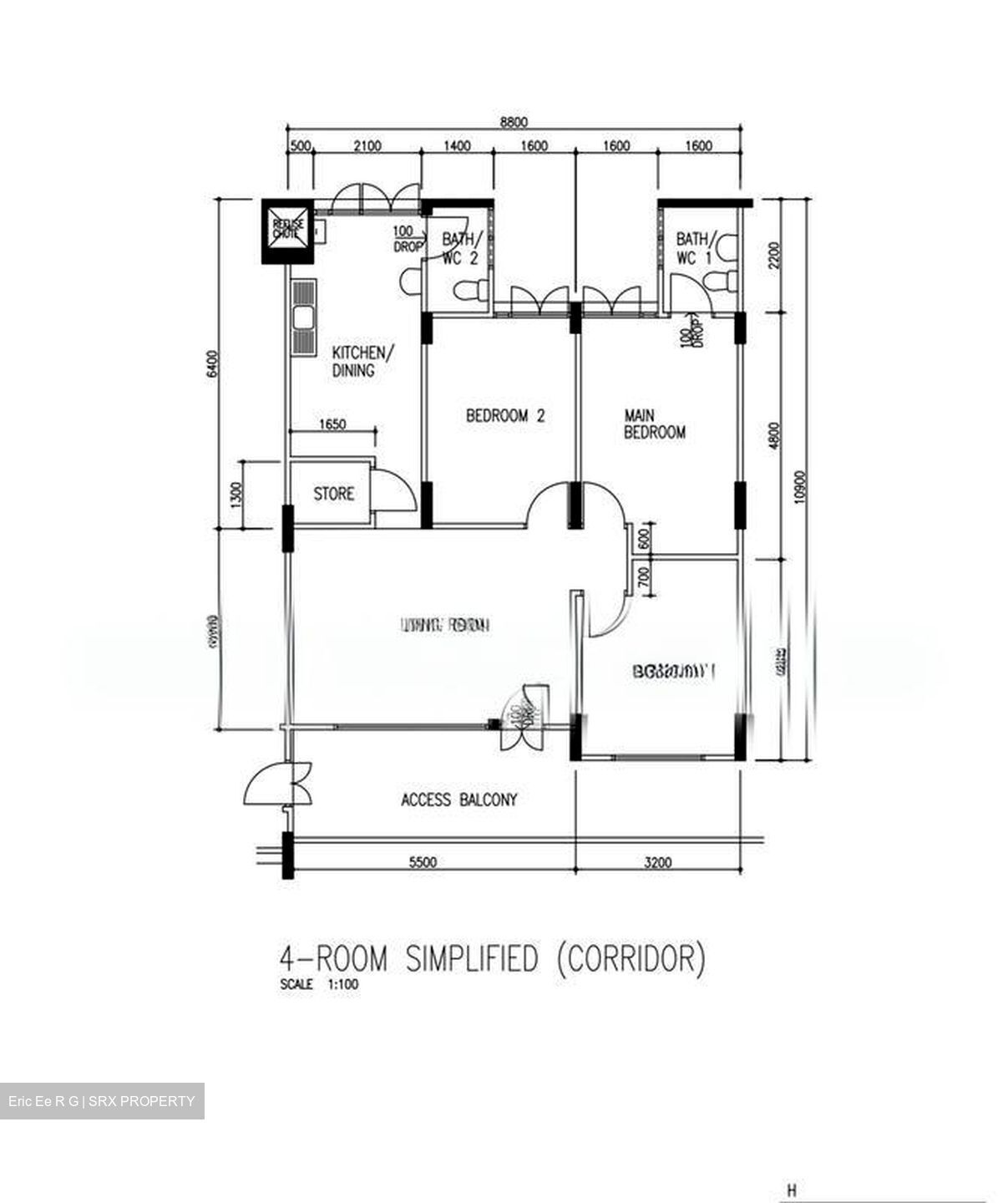 Blk 288 Yishun Avenue 6 (Yishun), HDB 4 Rooms #496996301